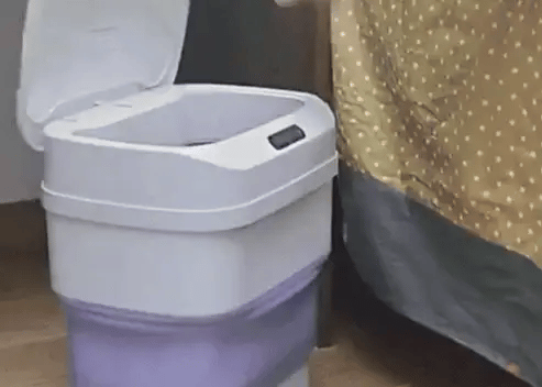 Automatic Infrared Trash Can | Smart Folding Design for Home & Office