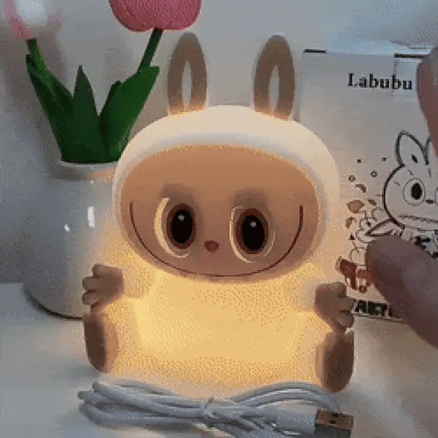 Labubu – Kawaii Bunny LED Night Light | Perfect Gift & Room Decoration