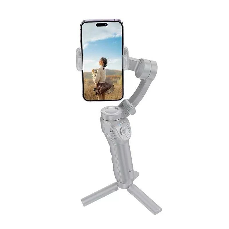 "Hoco Smartphone Gimbal Stabilizer – Ultra-Smooth Shots & 360° Rotation"