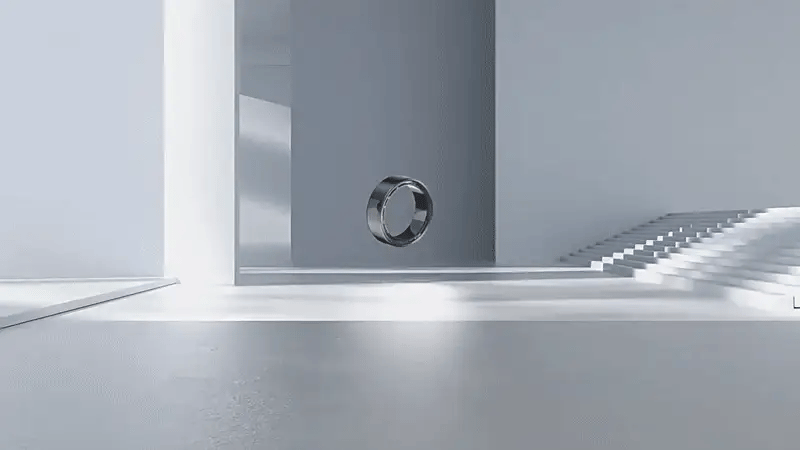 "Smart Heart Rate Ring – Sleek Design with Advanced Health Sensors"