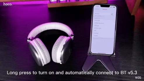 "Hoco Wireless Headphones – Stylish Design with Superior Sound"