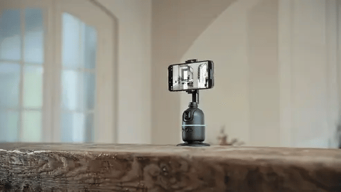 "360° Face Tracking Desktop Gimbal – Hands-Free Camera Movement"
