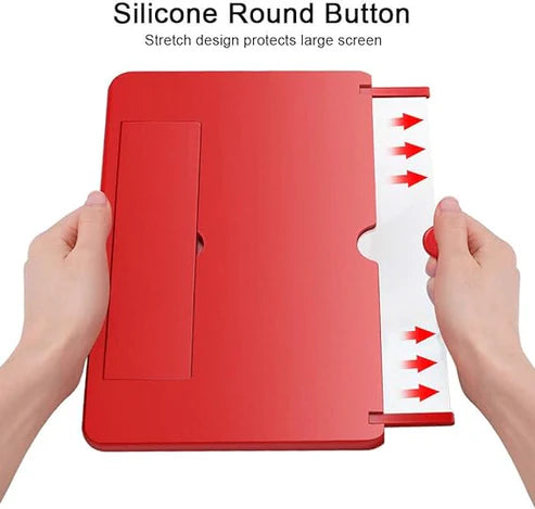 "Portable 3D Phone Screen Enlarger – Watch Comfortably, Anywhere"