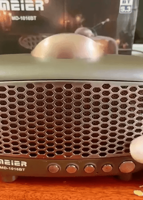 Meier Retro Wireless Bluetooth Speaker | Compact, Stylish & High-Quality Audio