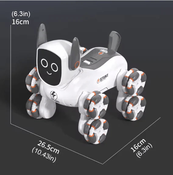 8-Wheel Multi-Functional RC Robot Dog | Smart Remote Control Pet Toy