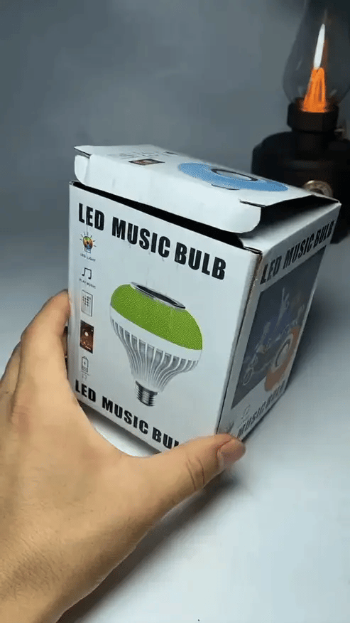 "Smart LED Music Bulb – Light & Sound in One"