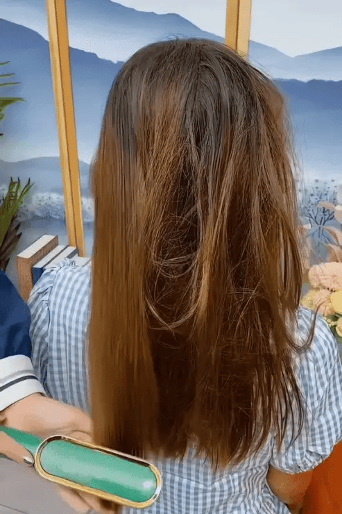 Electric Hair Straightener Comb – Sleek, Shiny Hair in One Pass