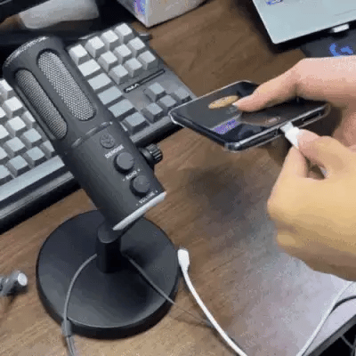 USB Plug & Play Microphone | Desktop Mic for Work, Streaming & Voice Chat