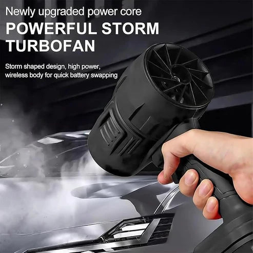 "Wireless Rechargeable Fan – Maximum Airflow On-the-Go"