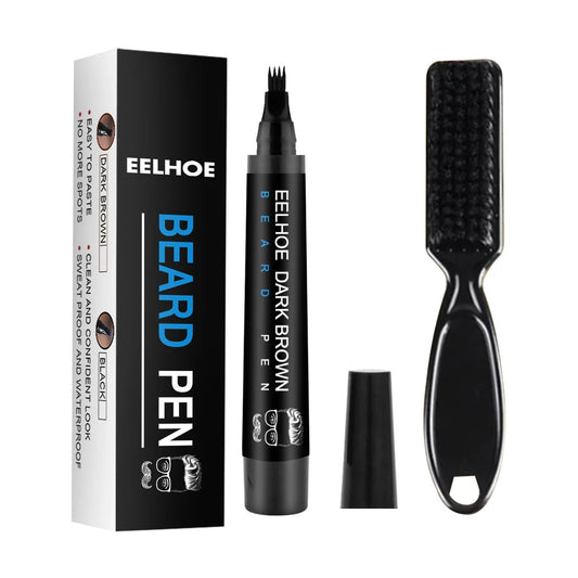 EELHOE Beard Pen – Original 4-Tip Design for Fuller, Sharper Beard Look"