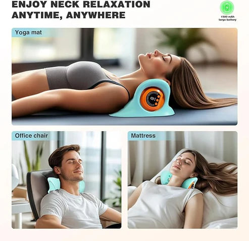 "Portable EMS Neck Massager – Comfort at the Touch of a Button"