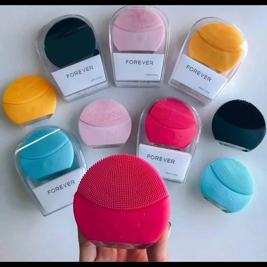 "FOREVER Original Facial Cleansing Brush – Silicone Electric Skincare Device"