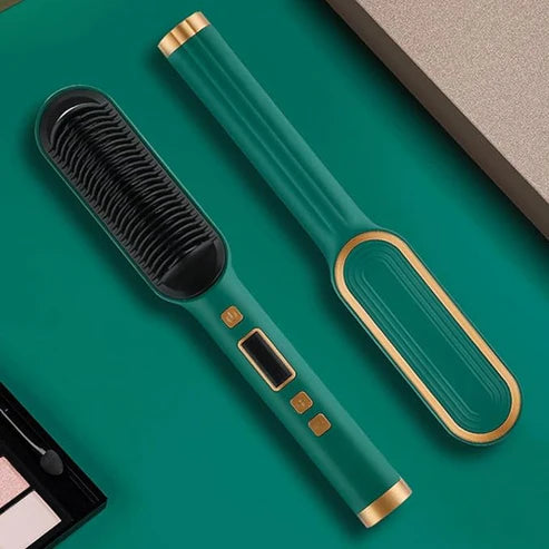 Electric Hair Straightener Comb – Sleek, Shiny Hair in One Pass