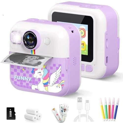 "Instant Kids Printing Camera – Fun, Portable & Easy-to-Use"