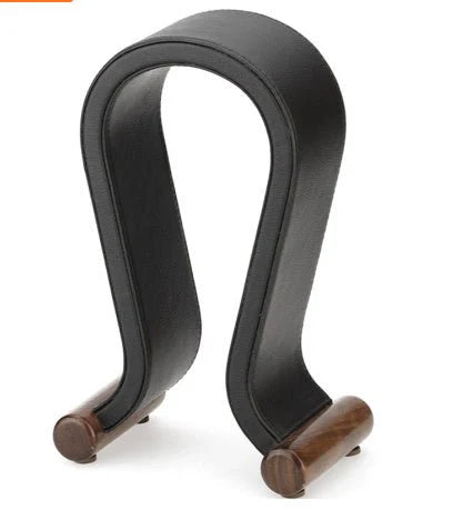 Elegant Leather Headphone Hanger – Desk Organizer & Ornament Decor