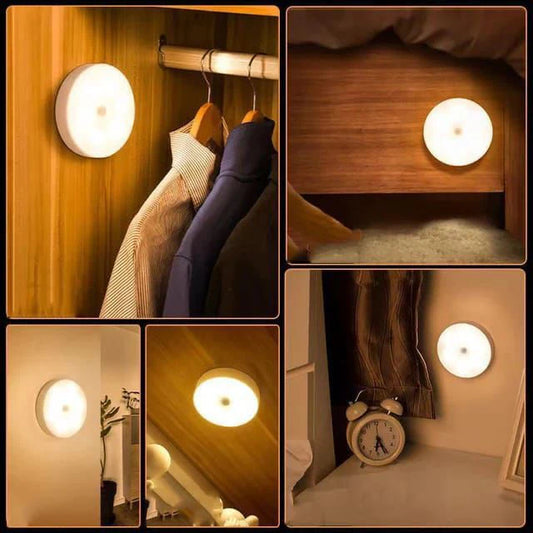 "Smart Motion-Activated LED Night Light – Energy Efficient & Sleek Design"