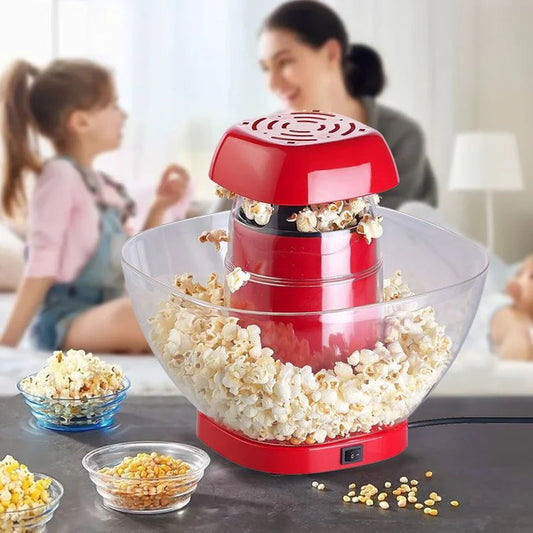 "Hot Air Popcorn Maker – Oil-Free, Low-Calorie Popcorn in Minutes"