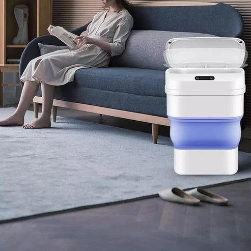 Automatic Infrared Trash Can | Smart Folding Design for Home & Office