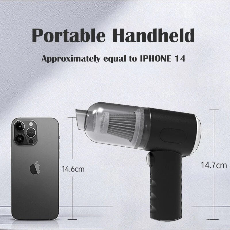 "Smart Vacuum + Blower – High Power, Low Effort"
