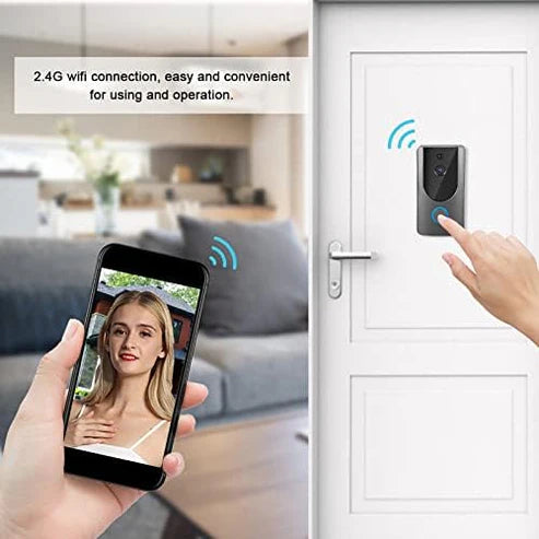 "Smart Wireless Video Doorbell – Clear Video, Easy Setup & Motion Detection"