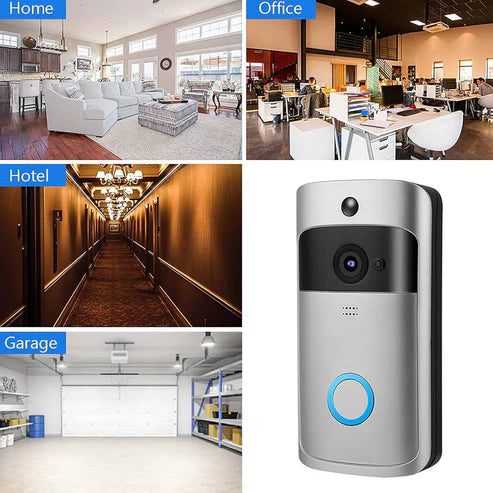 "Smart Wireless Video Doorbell – Clear Video, Easy Setup & Motion Detection"