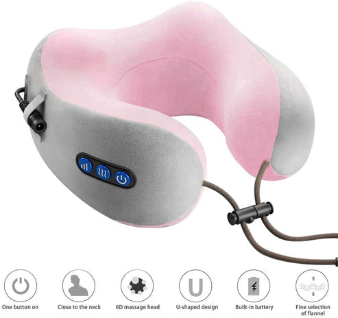 "U-Shaped Massage Pillow – Relax, Soothe & Support"