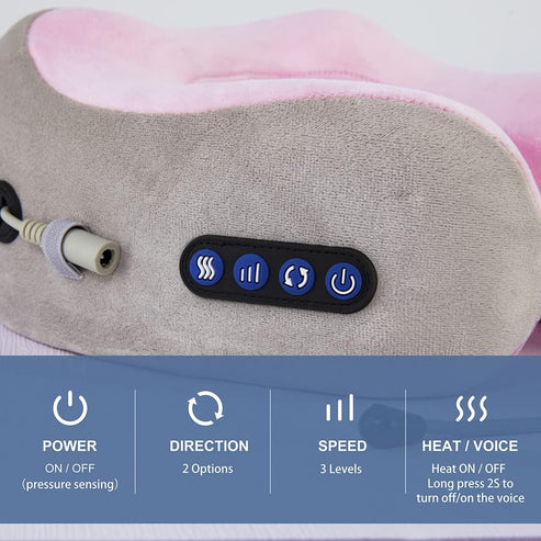 "U-Shaped Massage Pillow – Relax, Soothe & Support"